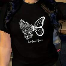 1 件蝴蝶熨烫热转印贴花 - DIY 可洗贴纸，适用于 T 恤、牛仔裤、背包 | 混合颜色，涤纶 - 彩色 - 查看 4