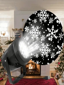 1 máy chiếu hình bông tuyết LED, đèn chiếu Giáng sinh dùng nguồn USB, đèn tiệc LED hoa văn xoay, đèn tạo không khí mùa đông, thích hợp để trang trí ngày lễ, trang trí máy tính để bàn, trang trí không khí tiệc tùng, trang trí phòng, trang trí Giáng sinh, đèn Giáng sinh, trang trí phòng ngủ, trang trí nhà, trang trí tiệc, lễ hội ngày lễ, quà tặng Giáng sinh, lễ tạ ơn, đồ trang trí cây thông Noel - USB - Xem 4