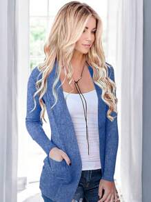 Suéter Tipo Cardigan De Moda Con Bolsas #SensaciónDelujo #EstiloRomanticoDeSanValentín - Rey Jaspe - Ver 4