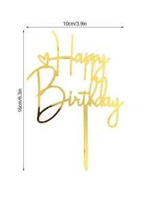 3/10 件生日快乐蛋糕装饰 星形生日蛋糕装饰 生日快乐蛋糕装饰 银色生日快乐蛋糕装饰 - 彩色 - 查看 5