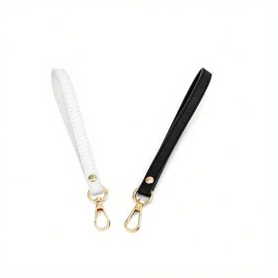 Llavero de poliuretano con anilla metálica plateada para billetera, monedero, correa de muñeca, correa para bolsa, correa para embrague, carteras, fundas de teléfono, accesorios DIY