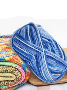 4 Balls X 50g Cozy Acrylic Yarn, DIY Knitting Material For Scarf, Plush Toys, Gifts - Multicolor - View 23