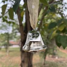 1 chiếc chuông thiên thần trang trí Giáng sinh có cánh thiên thần bằng thép không gỉ, đồ trang trí treo chuông - Thích hợp để trang trí cây thông Noel và đồ trang trí ngày lễ treo ngoài trời, đồ trang trí tiệc Giáng sinh - Nhiều màu - Xem 6