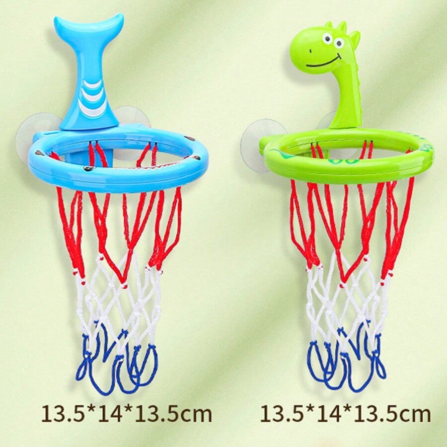 Bathroom Water Mini Basketball Hoop And Ball Game Set, Bath Toy Fun