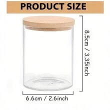 2件/3件清洁棉签和卸妆棉收纳盒，多功能容器，适用于假日海滩、浴室收纳、卧室收纳，大容量 - 無色 - 查看 5