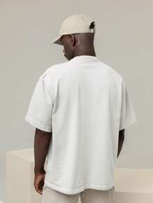 Reality Decisive Moment Men's Oversized T-Shirt 100% Premium Cotton Streetwear Shirt - 白色 - 查看 2