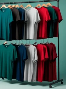 Unisex T-Shirt "Holy Cross" Premium 100% Cotton Shirt - 軍綠色 - 查看 8