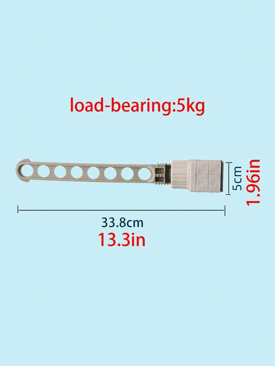 1 Portable Clothes Drying Rack, 8Hole Window Frame Walking Rack