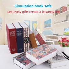 1pc Creative Book Safe Box, Butterfly Key Design, Hidden Bedside, Available In Standard, Medium And Large Size, Fake Book Safe Box For Office, Bedroom And More