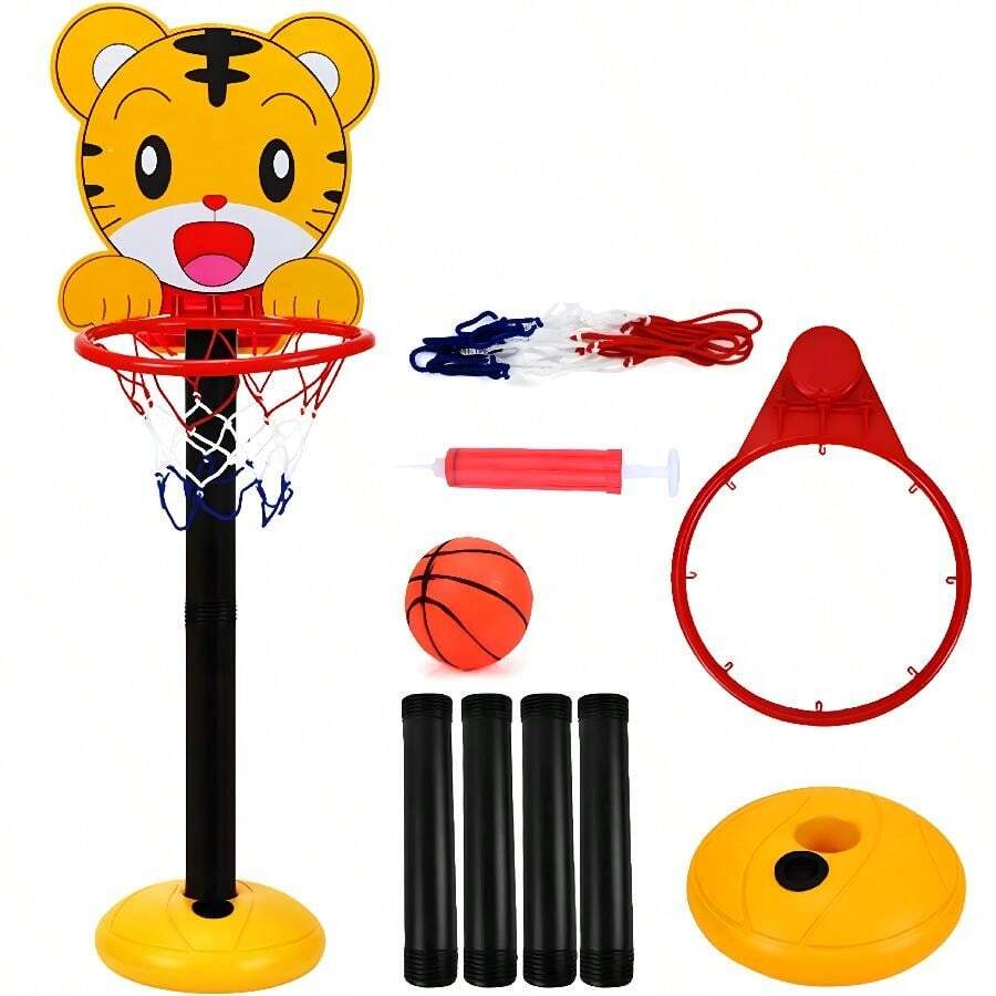 Un Campo Da Basket Con Un Cerchio Da Basket Adatto A Disegni E Concetti Sportivi 158318704