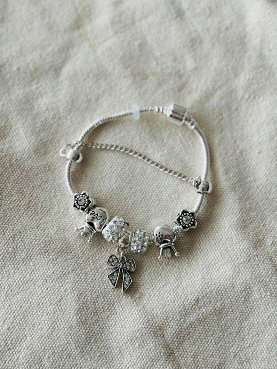 Pulseira De Aco Prata e Vivara Feminina