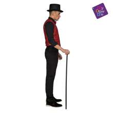 Costume da mago con gilet rosso taglia M-L ✅ Consegna 24/48 ore in Spagna (penisola) - Costumi da mago - Costumi da uomo - My Other Me - Rif. 206051 - Multicolore - Visualizzare 2