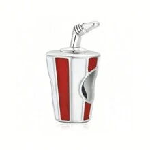 1 Stück Schmuckherstellung-Set mit Lebensmittel-Motiven wie Pommes, Hamburger, Sandwich, Kuchen, Eis, Cola, Wassermelone, Avokado für Anhänger, Armbänder und Schmuck