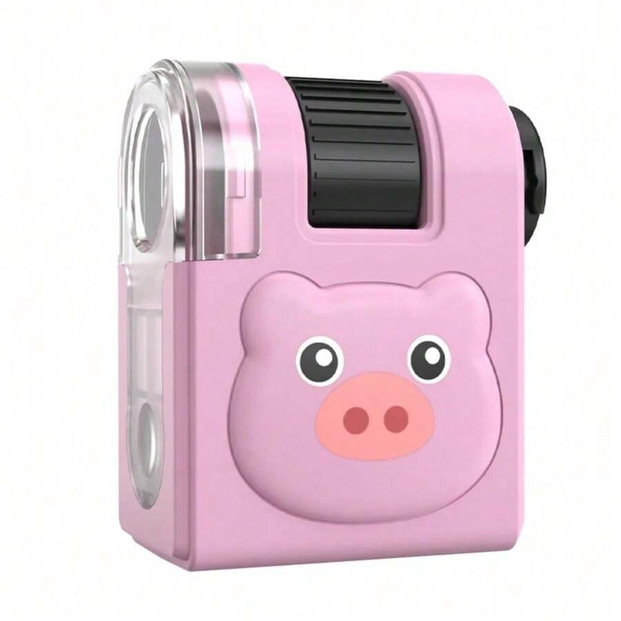 Handheld Microscope Kids Portable Microscope For Kids 80X Microscope Kit LED Illumination