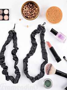 3 chiếc, Dây buộc tóc có thể điều chỉnh, Dây buộc tóc bằng lụa satin siêu dài, Dây buộc tóc chống trượt phù hợp với tóc xoăn tự nhiên dày, Phụ kiện tóc mềm mại và dễ sử dụng, Dây buộc tóc bền - Nhiều màu - Xem 9