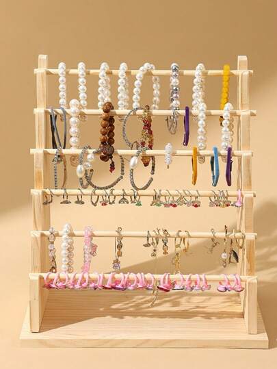 木制手链展示架，珠宝架，精品店展示道具，直播，市场返校