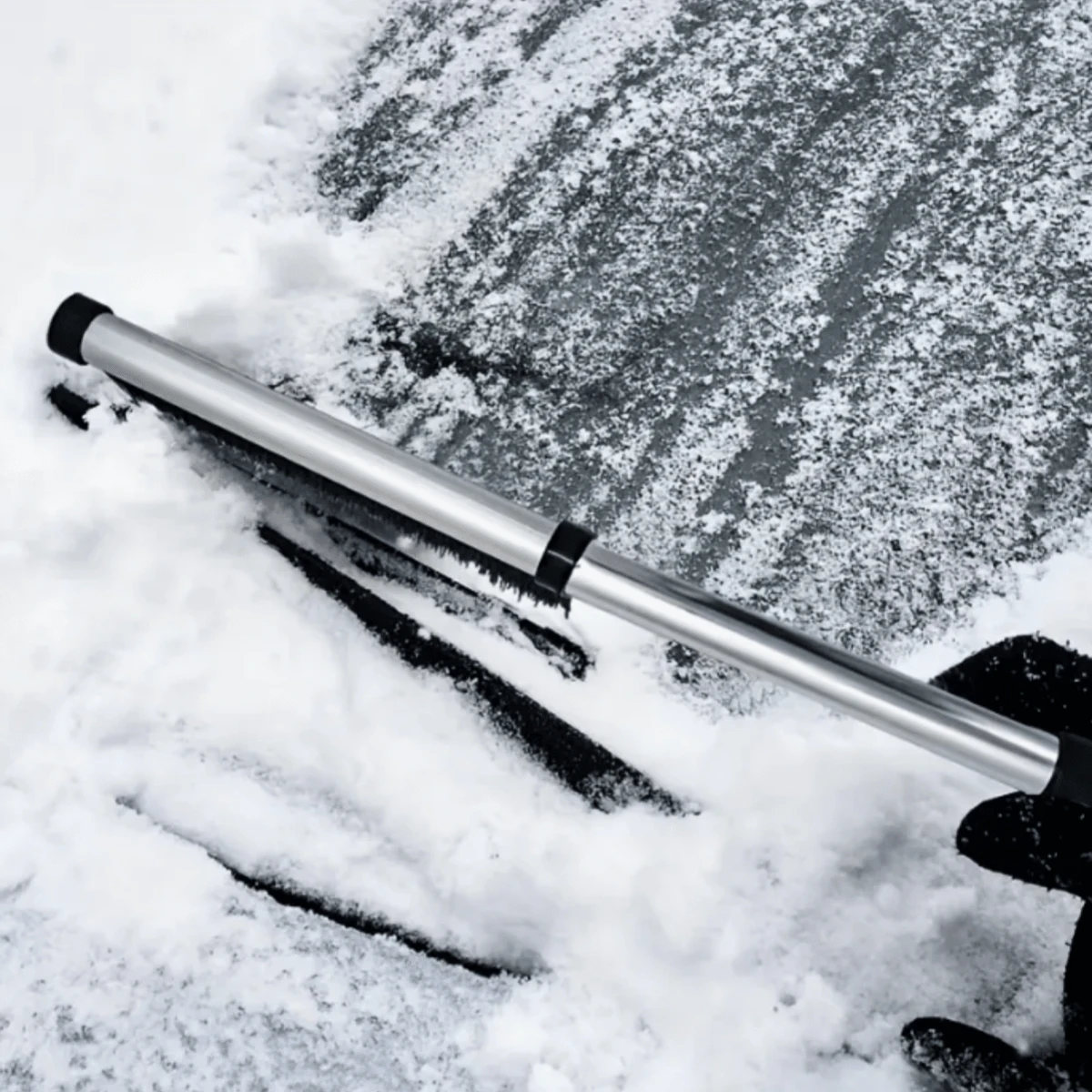 MultiFunction Snow Shovel, Effectively Removes Snow From Windshield