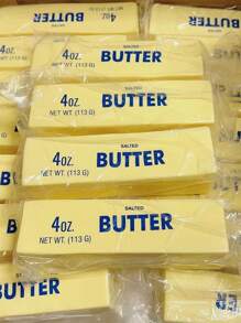 1pc Butter Stick Squeeze Model - Soft, PU Material, Yellow - Perfect For Adults, And Suitable For Party Games, Holiday & Christmas Gifts