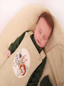 Maternity Outfit For Boy, 5-Piece Forest Overalls, Baby Clothes - Green - View 3
