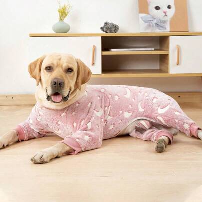 Dog Pajamas Warm Dog Coat Pjs Thermal Sweater Dog Stretchy Winter Jumpsuit Pet Outfits For Small Large Medium Dogs