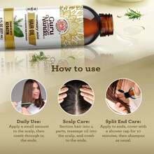 GuruNanda Rosemary Mint Hair Oil With Keratin - 8oz