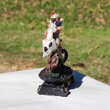 São Jorge Colonial Imagem Artesanal Resina 12cm