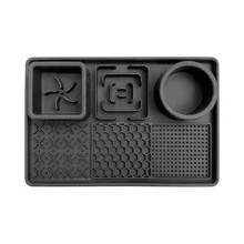 1 pièce Tapis à lèche en silicone pour animaux de compagnie, avec ventouse, tapis d'alimentation polyvalent pour animaux de compagnie, bol d'alimentation lente pour animaux de compagnie pour soulager l'anxiété et l'ennui, plateau d'alimentation