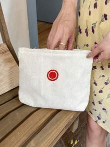 1 Túi đựng mỹ phẩm nhung kẻ thời trang giản dị Túi đựng bút chì Túi đựng đồ trang điểm Túi đựng tiền xu Túi đựng đồ vệ sinh cá nhân nhẹ di động có khóa kéo dành cho bé gái tuổi teen & học sinh & phụ nữ khi đi chơi ngoài trời & du lịch & lễ hội & kỳ nghỉ & ngày lễ - Nhiều màu - Xem 8