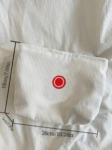 1 Túi đựng mỹ phẩm nhung kẻ thời trang giản dị Túi đựng bút chì Túi đựng đồ trang điểm Túi đựng tiền xu Túi đựng đồ vệ sinh cá nhân nhẹ di động có khóa kéo dành cho bé gái tuổi teen & học sinh & phụ nữ khi đi chơi ngoài trời & du lịch & lễ hội & kỳ nghỉ & ngày lễ - Nhiều màu - Xem 3