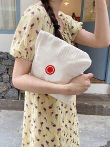 1 Túi đựng mỹ phẩm nhung kẻ thời trang giản dị Túi đựng bút chì Túi đựng đồ trang điểm Túi đựng tiền xu Túi đựng đồ vệ sinh cá nhân nhẹ di động có khóa kéo dành cho bé gái tuổi teen & học sinh & phụ nữ khi đi chơi ngoài trời & du lịch & lễ hội & kỳ nghỉ & ngày lễ - Nhiều màu - Xem 5