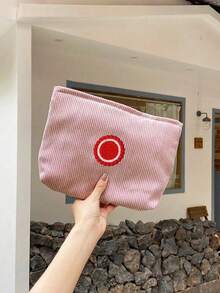 1 Túi đựng mỹ phẩm nhung kẻ thời trang giản dị Túi đựng bút chì Túi đựng đồ trang điểm Túi đựng tiền xu Túi đựng đồ vệ sinh cá nhân nhẹ di động có khóa kéo dành cho bé gái tuổi teen & học sinh & phụ nữ khi đi chơi ngoài trời & du lịch & lễ hội & kỳ nghỉ & ngày lễ - Nhiều màu - Xem 9