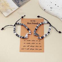 Goodwaro 女士手链套装 - 黑與白 - 查看 17