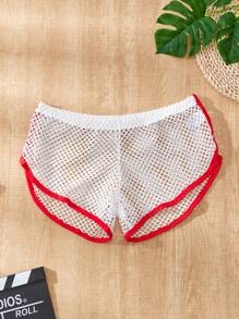 3 pares de calzoncillos multicolor de hombre con diseño de triángulos y malla calada, sexy - Multicolor - Ver 5