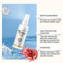 Xịt dưỡng tóc bảo vệ tóc khỏi nhiệt 100ml nuôi dưỡng sâu từng sợi tóc, làm mượt tóc khô, xơ rối, làm mượt và bóng cho mọi loại tóc - trắng - Xem 6