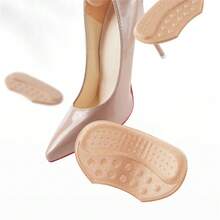 Nửa đế giày nữ mùa đông lót giày cao gót chèn sau miếng dán bảo vệ giảm đau gót chân miếng đệm giảm đau gót chân - Nhiều màu - Xem 4