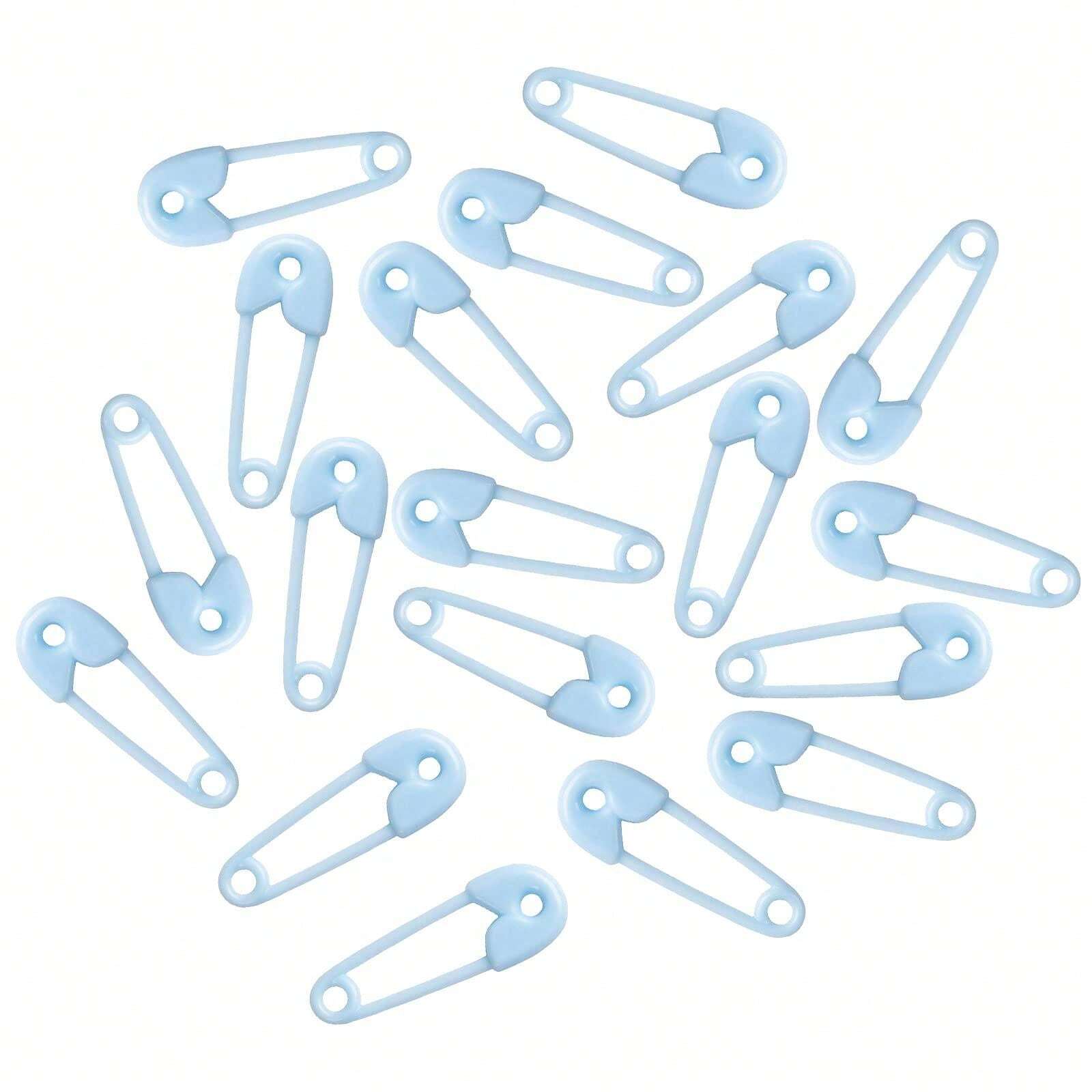 144pcs Plastic Safety Pins, Girls Shower Gift Pendant, Shower Decor