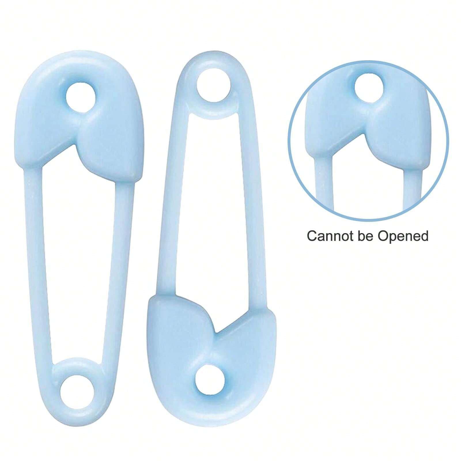 144pcs Plastic Safety Pins, Girls Shower Gift Pendant, Shower Decor