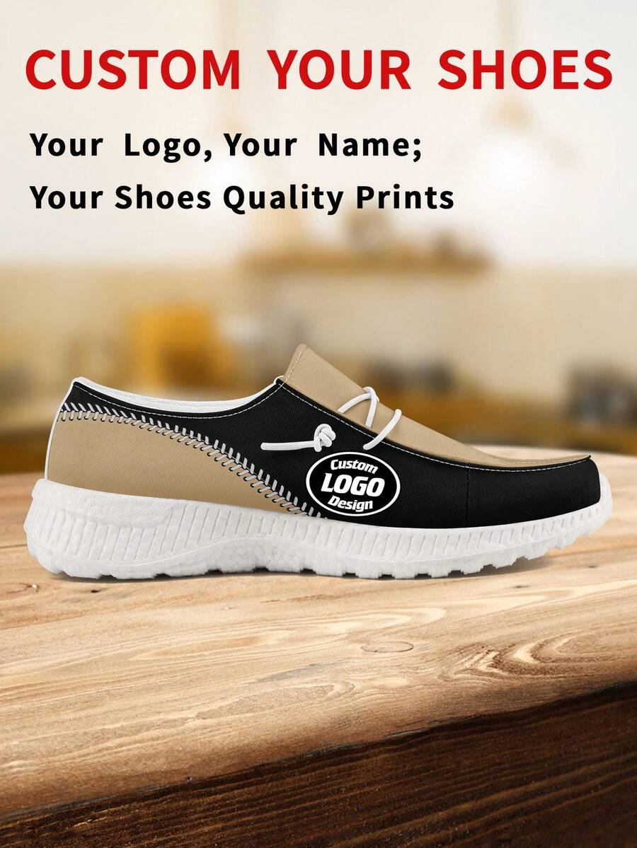 1 Pair New Orleans Baseball Name Custom Loafer Shoes, Personalized Name