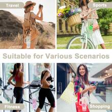 1 set di accessori per tazze, comprende manico per bottiglia d'acqua, custodia in silicone per tazza, coperchio in silicone per cannuccia, ciondoli per tazze da 40oz e 30oz