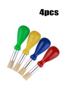 2-6 pièces de couleurs aléatoires créatives, pinceau de peinture à l'huile en forme de goutte d'eau en plastique, outil de peinture artistique pour étudiant, petit cadeau, graffiti de peinture DIY, pinceau de peinture murale, set de pinceaux à peinture acrylique multifonctions pour la rentrée scolaire, fournitures scolaires