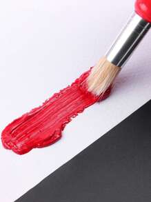 2-6 pièces de couleurs aléatoires créatives, pinceau de peinture à l'huile en forme de goutte d'eau en plastique, outil de peinture artistique pour étudiant, petit cadeau, graffiti de peinture DIY, pinceau de peinture murale, set de pinceaux à peinture acrylique multifonctions pour la rentrée scolaire, fournitures scolaires