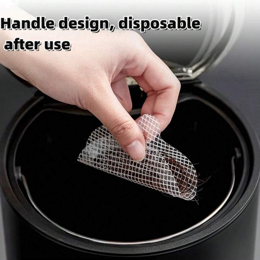 10pcs/Pack Drain Sticker, AntiClog Shower Hair Catcher, Bathroom Drain