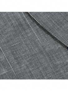 Men's Minimalist Business Formal Gray Suit Jacket - Grey - View 4