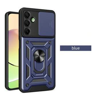 1pc Compatible With A55 Fingerprint Sliding Window Phone Case, Full-Body Protective Case With Kickstand Compatible With Galaxy A35, A15, A54, A24, A14