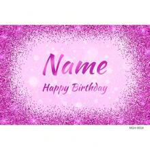 SuzanneHome （定制）1 件个性化黑色/金色/银色/蓝色/紫色闪光涤纶摄影背景，摄影工作室道具，适用于生日派对、男士/女士摄影、成人活动、一周年、周年纪念、返校、退休派对 - 彩色 - 查看 110