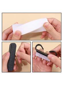 6pcs Nail Art Tool Kit - Nail File, Sponge Buffers, Chamois, 4-Way Polishing Block - Multicolor - View 3