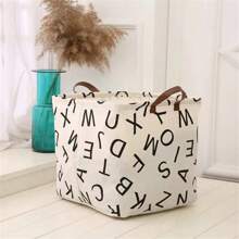 1pc Dirty Clothes Storage Box Fabric Toy Organizer Clothing Storage And Organization Dirty Laundry Basket Toys Folding Home Dress Pants Shoes Jeans Boots Skirt Laundry Hamper, Washing Basket Bathroom Organizer, Basket, Storage Basket, Foldable Laundry Basket