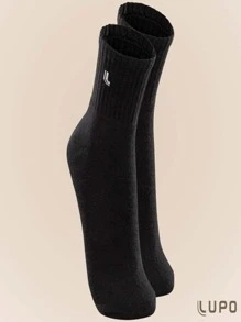 Lupo Socks - Kit Of 6 Pairs Of Lupo Men's Mid-Calf Socks - 黑色 - 查看 3