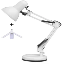 Articulated Table Lamp With Base And Claw 2 In 1 With 3-Petal Multifunctional Bulb - trắng - Xem 1