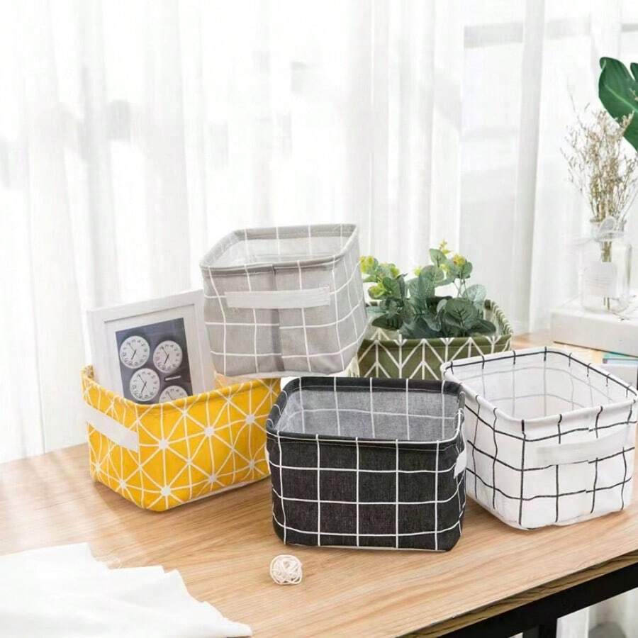Foldable Large Storage Basket For Clothes, Dirty Laundry, Toys, Storage Box - Multicolor - View 1
